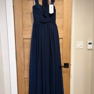 GLS Sleeveless Chiffon Long Formal Dress